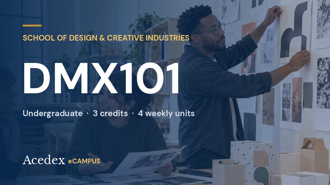 DMX101 Design Thinking & Visual Culture DMX101